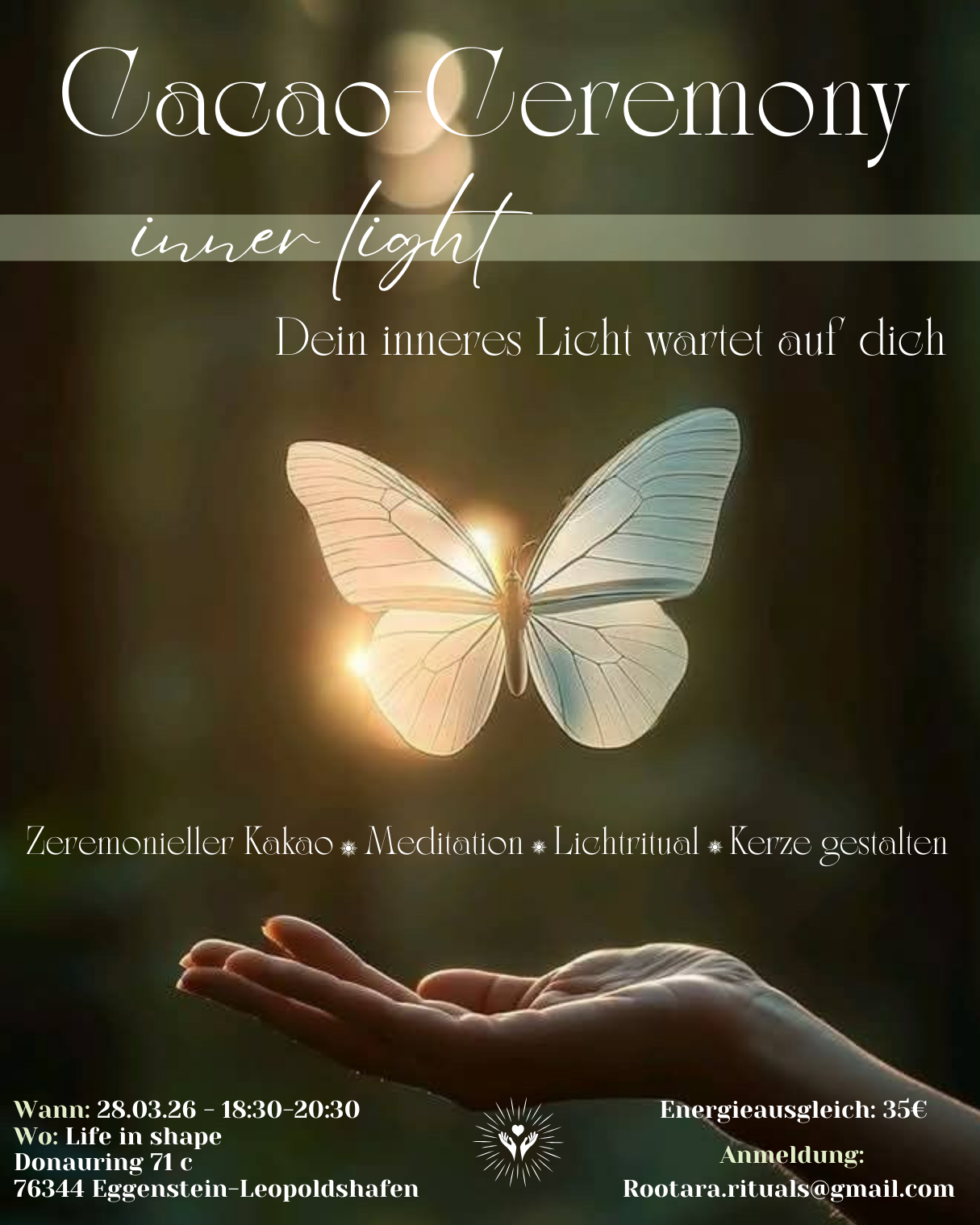 Cacao Ceremony Flyer